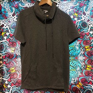 “Slim” Clavin Klein Ruffle Neck Shirt